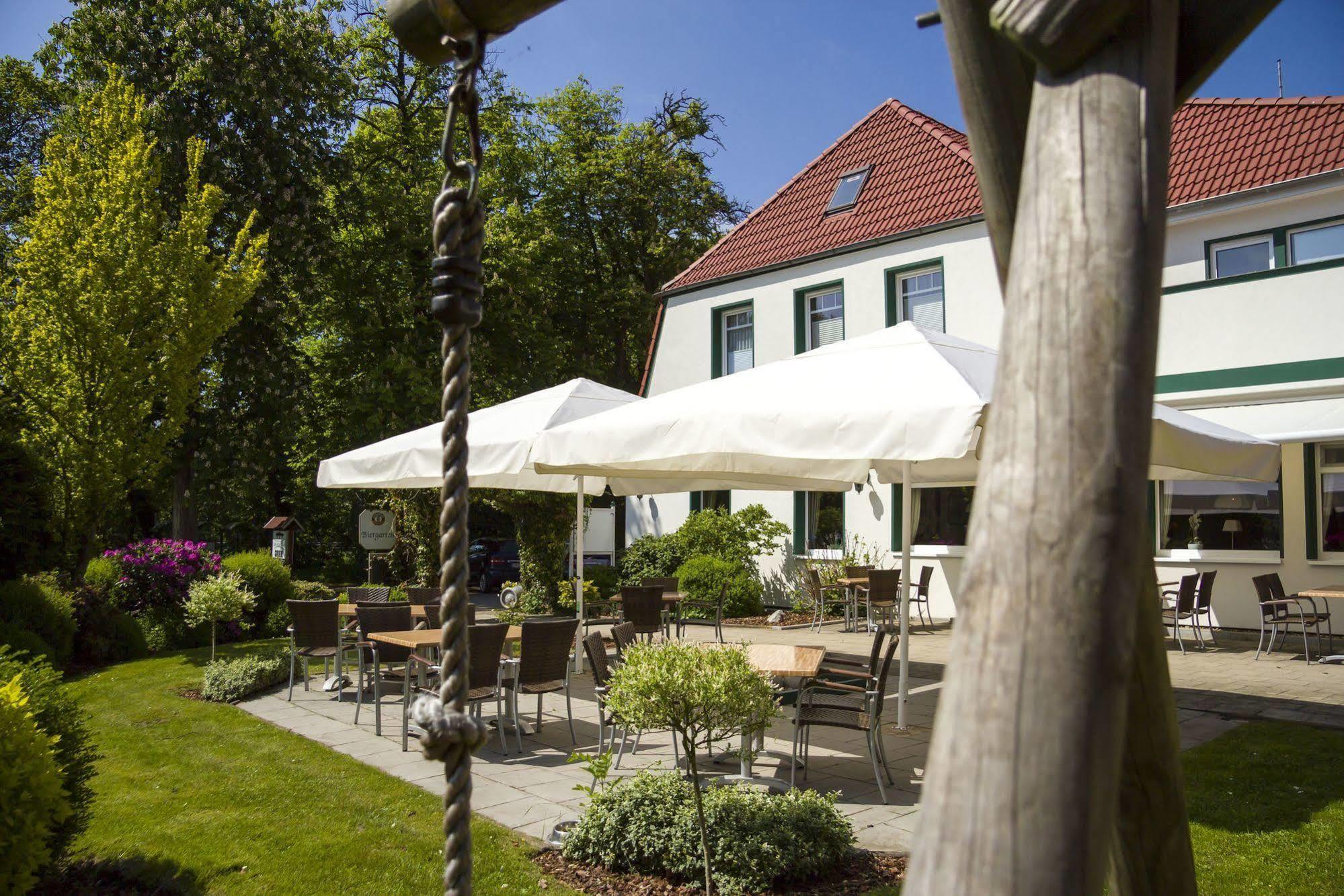 Landgasthof "Zum Gruenen Walde" Nordholz Exterior foto